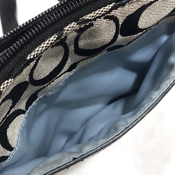 COACH PENELOPE SIGNATURE SWINGPACK Black⭐️⭐️⭐️⭐️ - Picture 5 of 9